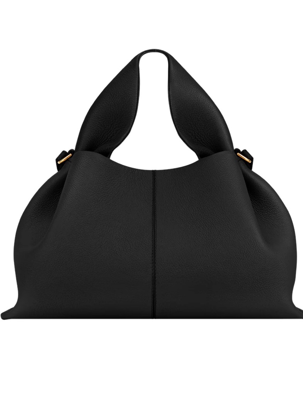 Polène Numero Neuf Black Sculptural Bag